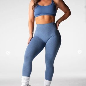 NVGTN Blue Seamless Leggings